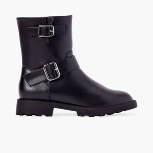 Black Moto Boot JustFab